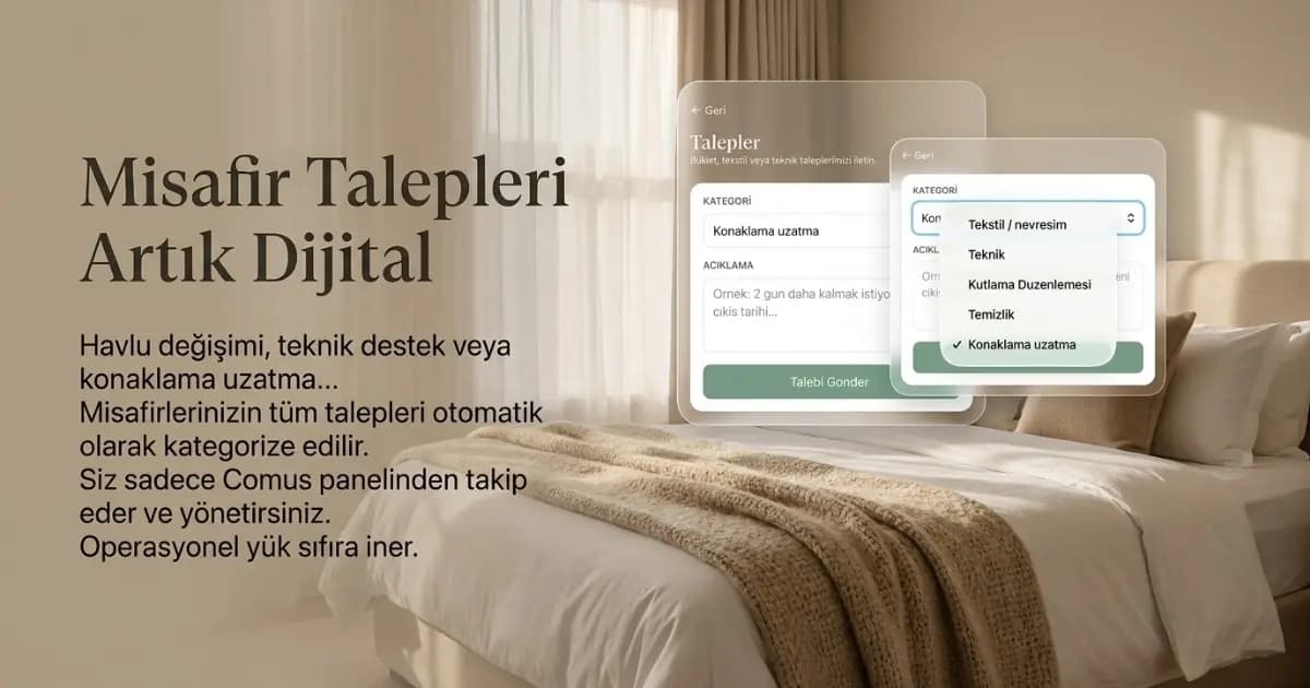 Özellik: Misafir talepleri artık dijital